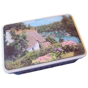 Scenic Tin Storage Box